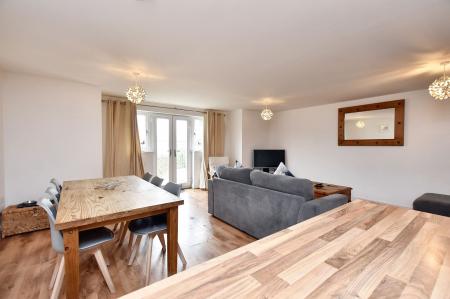 Kitchen/Living/Dining Area