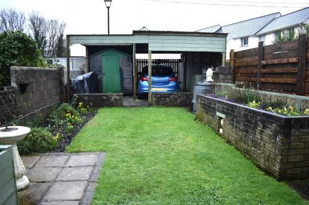 Rear Garden/Carport