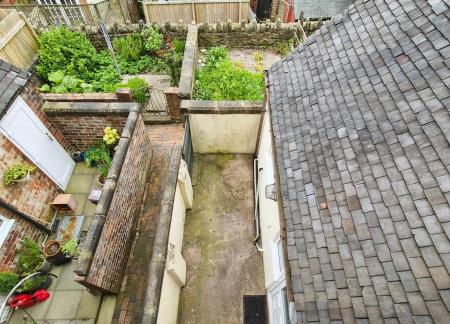 Aerial View of the Yard and Garden