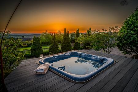 Hot Tub Sunsets!