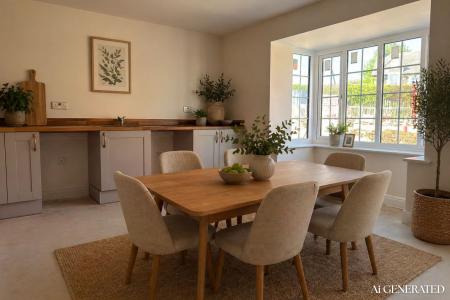 Stylish Kitchen/Diner (AI staged)