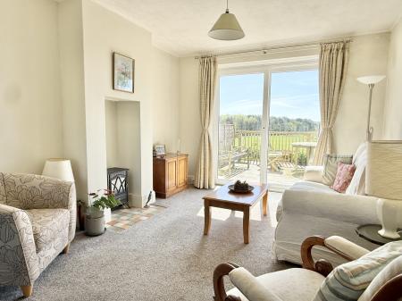 Sitting Room with Patio Doors