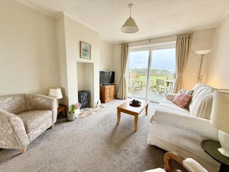 Sitting Room with patio doors