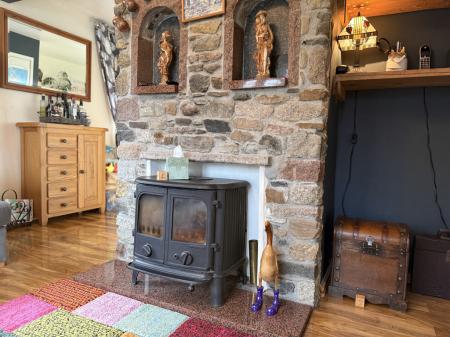 Character Fireplace with Log Burner