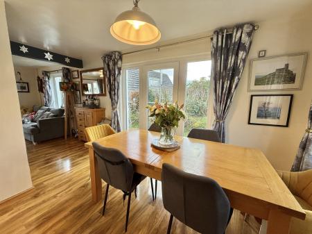 Dining Area with French Doors
