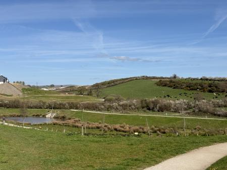 View from front over country park