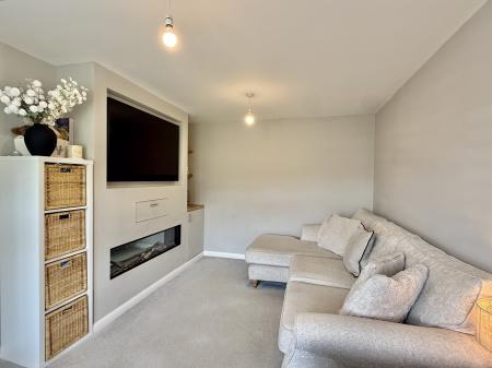 Sitting Room with Media Wall
