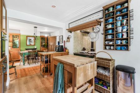Kitchen in to Dining Room