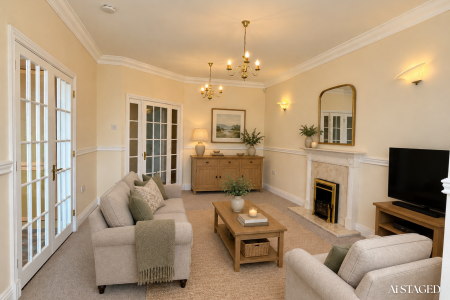 Sitting/Dining Room (Ai staged)