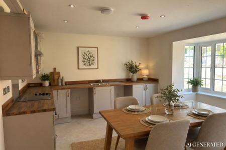 Stylish Kitchen/Diner (AI staged)