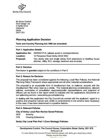 Proposed Extension