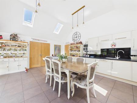 Fabulous Open Plan Dining Kitchen with Feature Cei