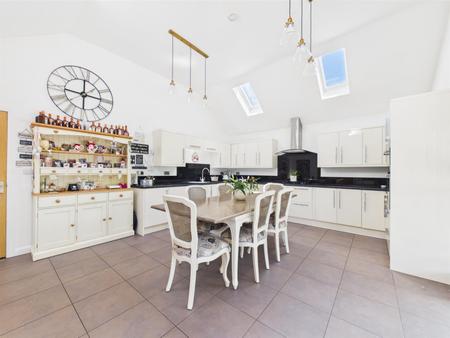 Fabulous Open Plan Dining Kitchen with Feature Cei