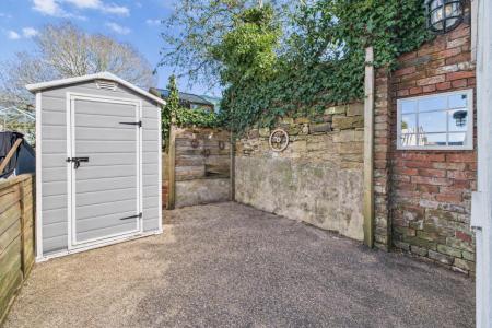 Rear Garden Area With Storage