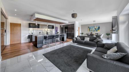 Living Kitchen/Dining/Sitting Area