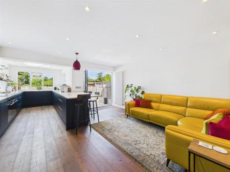 Fabulous Extended Living Kitchen