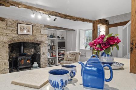 Stone Fireplace