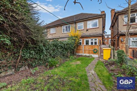 Rear of property