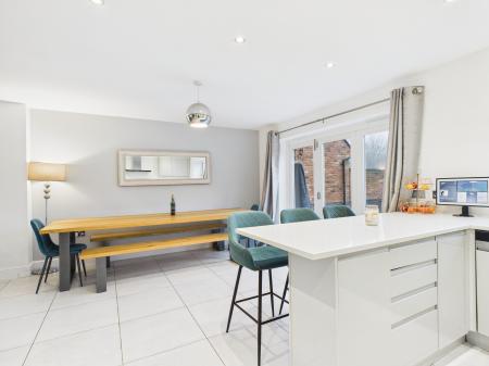 Kitchen into Dining Room