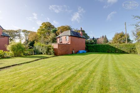 Rear and side elevat