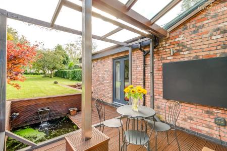 Rear decking and gar