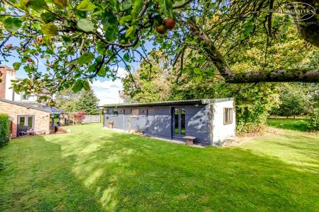 Garden and outbuildi