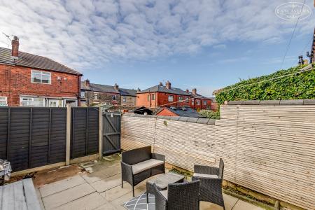 Rear courtyard