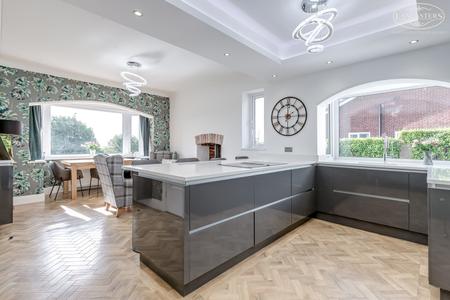 Open plan kitchen