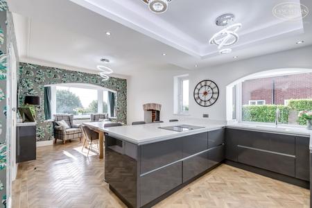 Open plan kitchen