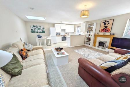 open plan living area