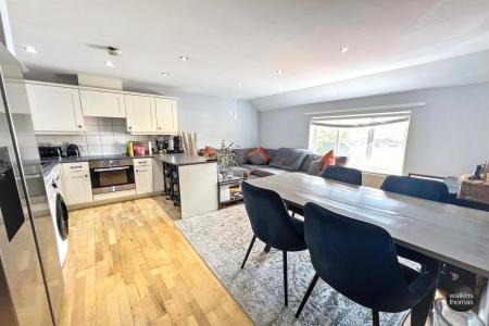 open plan living kitchen