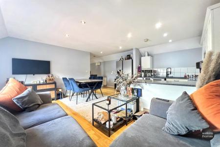open plan living kitchen