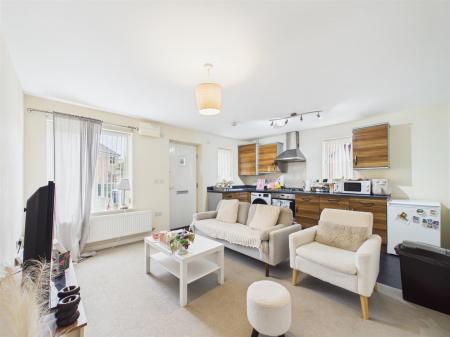 Open Living Room & Kitchen