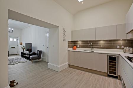 Open Plan Kitchen To Lounge