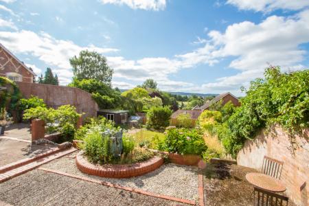 Terrace and garden
