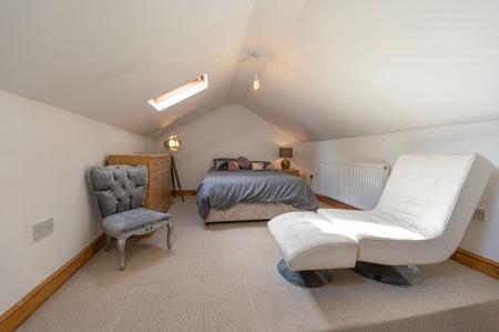 bedroom above studio
