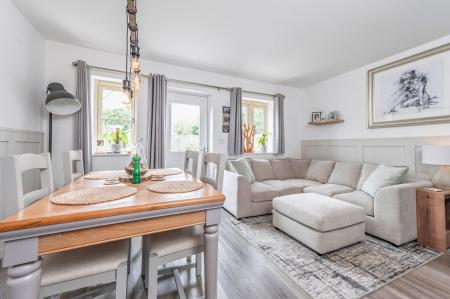 Living Room & Dining Area