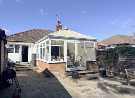 REAR OF CONSERVATORY