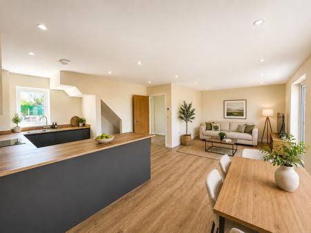 Staged Kitchen:Livin