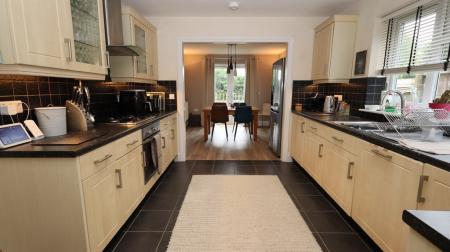 Kitchen to dining ro