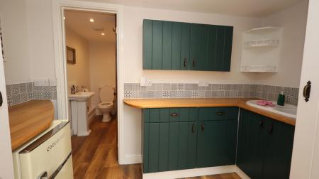 Studio kitchen area
