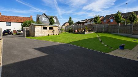 Rear garden view