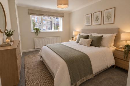 Staged Bedroom