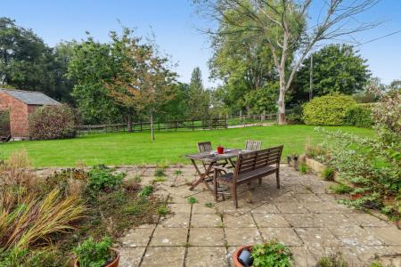 Patio overlooking th