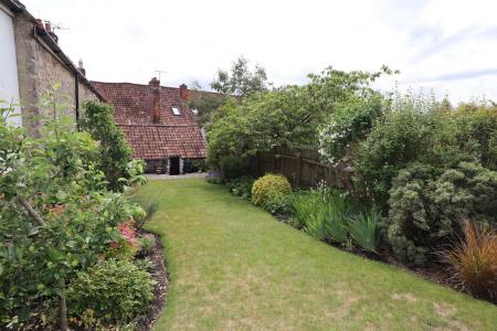 Rear garden and barn