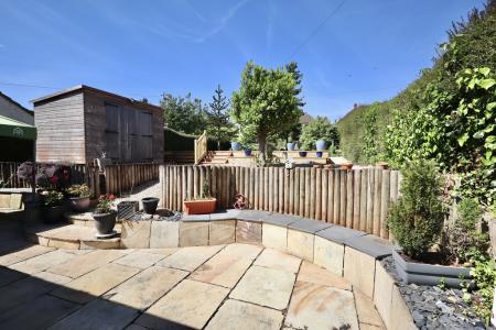 Rear patio leading t