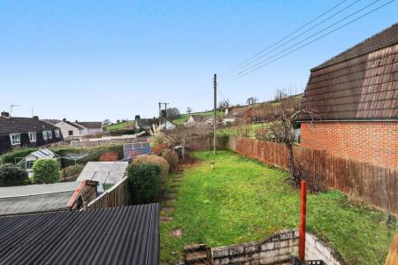 Rear garden and view