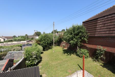 Rear garden and view
