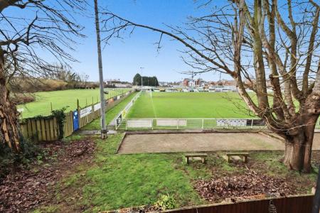 View over football c