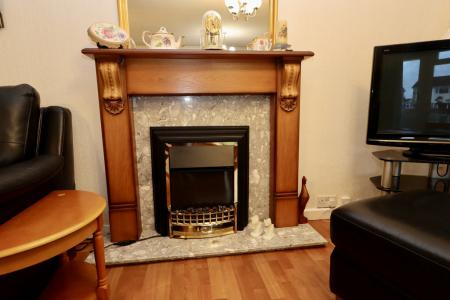 Feature fireplace